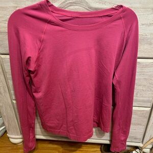 pink lululemon long sleeves